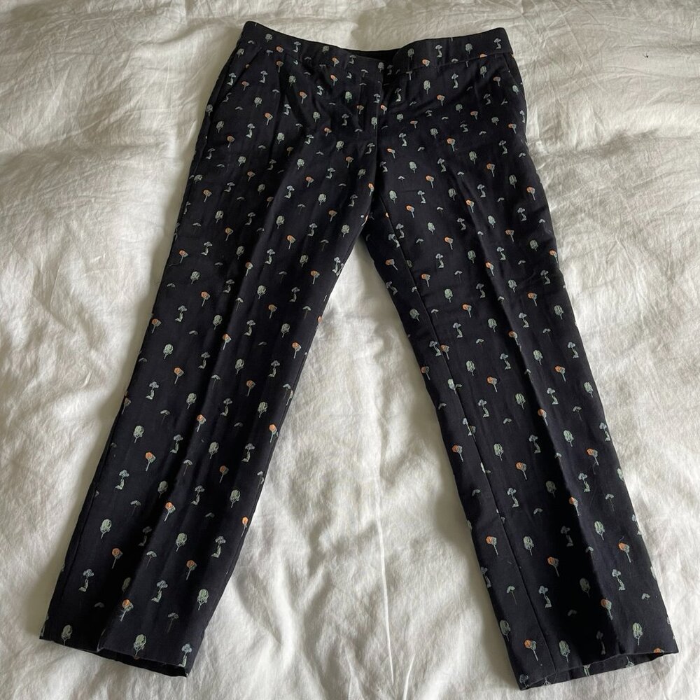 Ann Taylor Navy Devin Tailored Ankle Pants Size 8P
